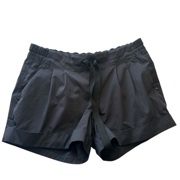 Lululemon Spring Break Away cuffed Linerless drawstring Shorts black size 4 - Picture 3 of 8